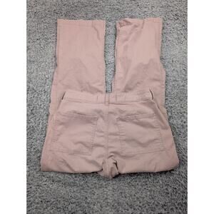 Hollister Pants Women 4 Salmon Pink Cargo Preppy Ultra High Rise Dad Pant Casual